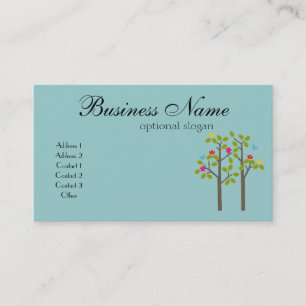 Chic Boutique Blue Business Card
