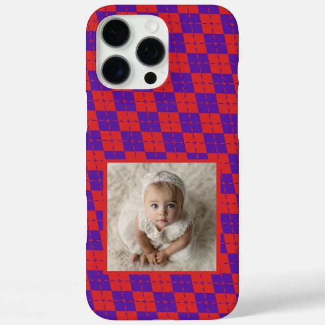 Chic Bridesmaid Gifts Plaid Pattern  Case-Mate iPhone Case (Back)
