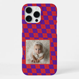 Chic Bridesmaid Gifts Plaid Pattern iPhone 16 Pro Max Case