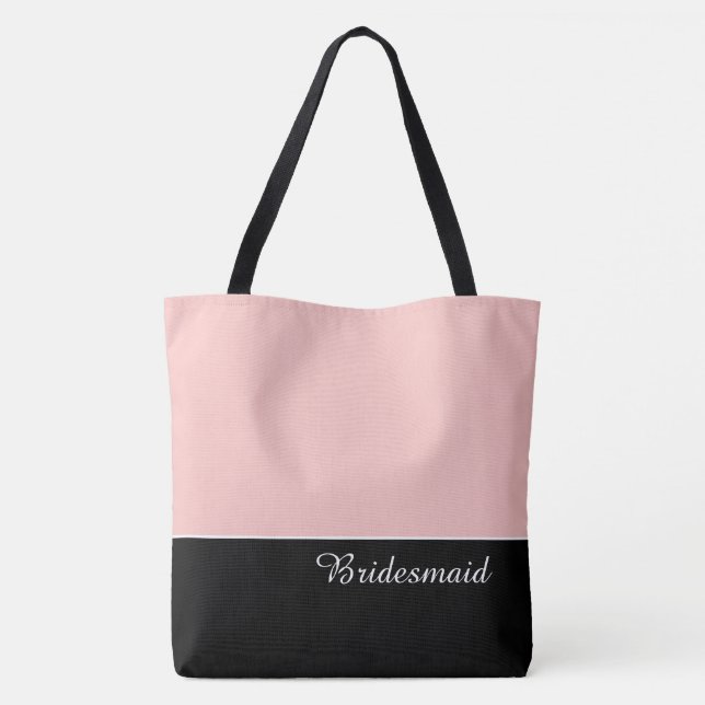 Chic Bridesmaid Tote Bag (Back)