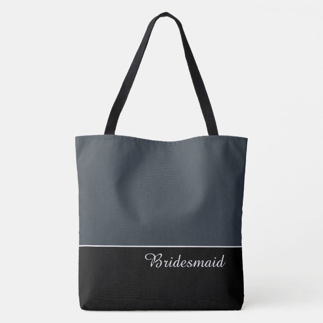 Chic Bridesmaid Tote Bag (Back)