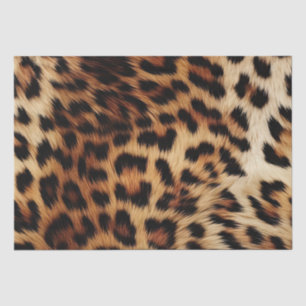 Chic Brown Cream Leopard  Tissue Paper