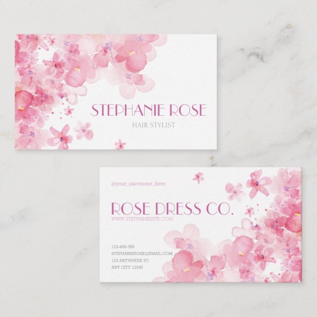Chic Business Card Template (Front/Back)