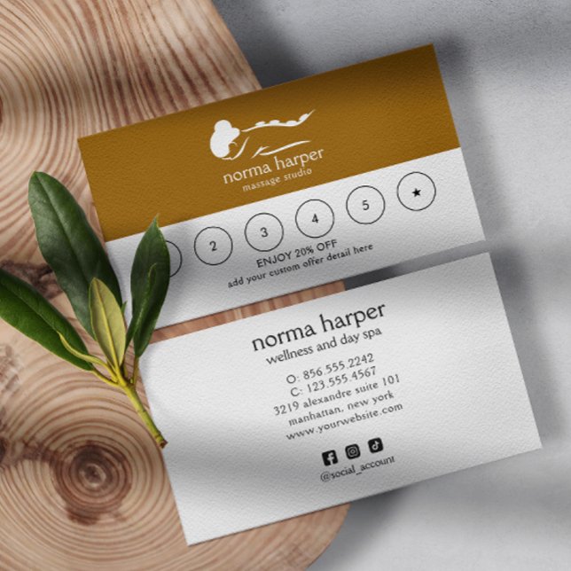 CHIC Business Reward 6 Punch Logo COPPER Loyalty Card (Creator Uploaded)