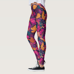 Chic Butterfly Camo Aesthetic Clothes Gym Leggings