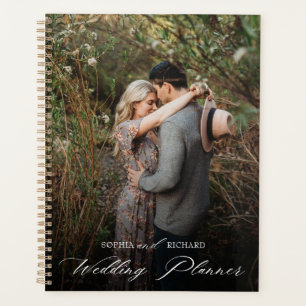 Chic Calligraphy Script Personalised Photo  Planner