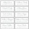 Chic Calligraphy Wedding Guest Address Labels