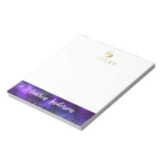 Chic Cancer Astrology Post It NotePad