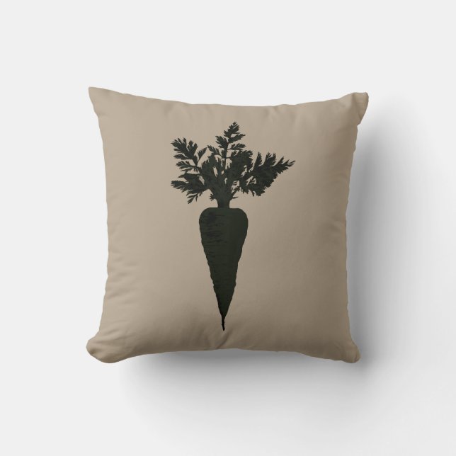 Chic Carrot Colour Block | Accent Pillow (Front)