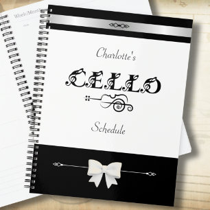 Chic Cello Student Schedule Organiser