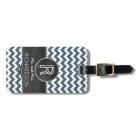 Chic Chalkboard Monogram Mr and Mrs