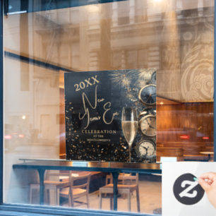 Chic Champagne and Clocks New Year's Eve Party