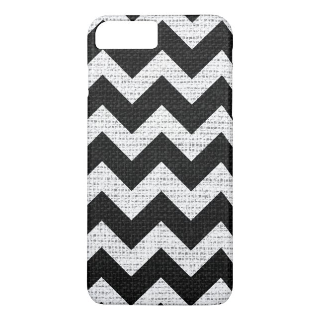 Chic Chevron Burlap Rustic #45 Case-Mate iPhone Case (Back)