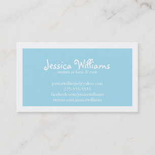 Chic Chevron Calling Card