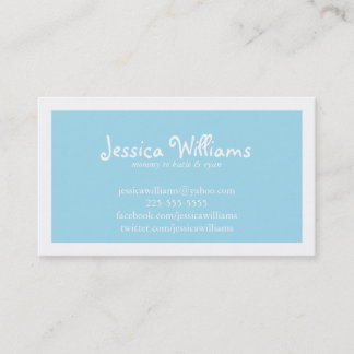 Chic Chevron Calling Card