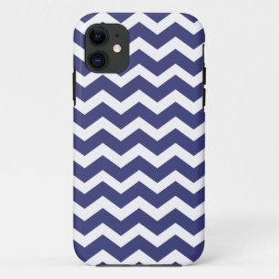 Chic Chevron iPhone 5 Case Navy and White