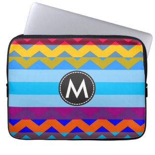 Chic Chevron Stripes Pattern #8 Laptop Sleeve