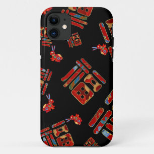 Chic Chinese Character 福 Blessings Rabbits Year  iPhone 11 Case