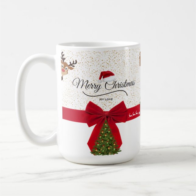 Chic Christmas Coffee Mug (Left)