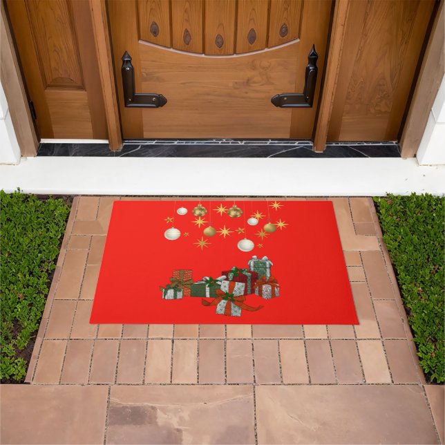 Chic Christmas Doormat (Outdoor)