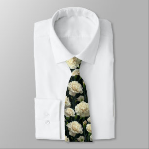 Chic Christmas Gift For Husband Carnation Tie