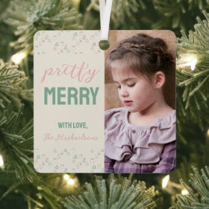 Chic Christmas Metal Tree Decoration