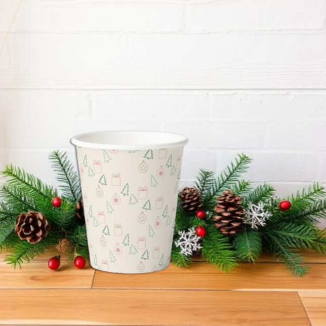 Chic Christmas Paper Cups (Creator Uploaded)