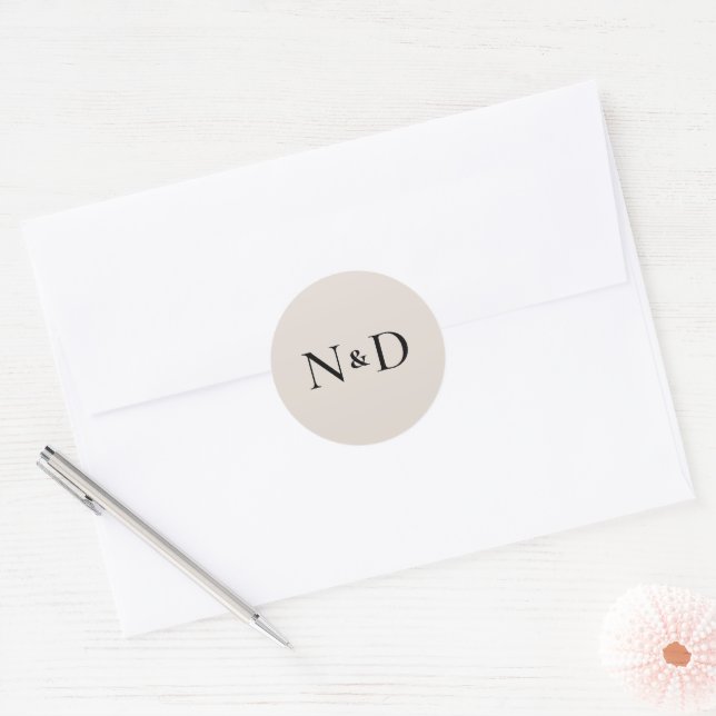 CHIC CIRCLE WEDDING Envelope Seal (Envelope)