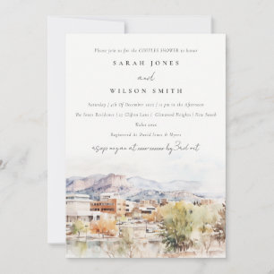 Chic Colorado Springs Colorado Couples Shower Invitation