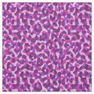 Chic colourful pink purple cheetah print pattern fabric