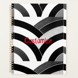 chic contemporary sophisticated chevron planner