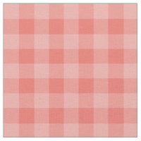 Chic Coral Gingham Plaid Pattern