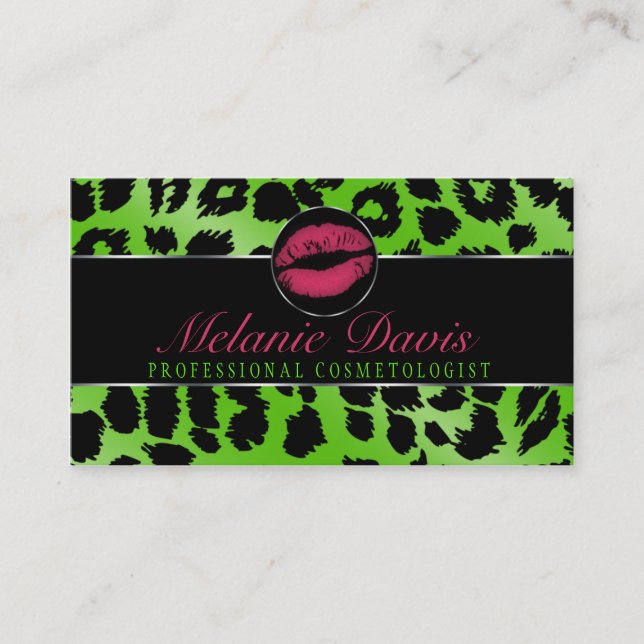 Chic Cosmetology Business Card (Front)