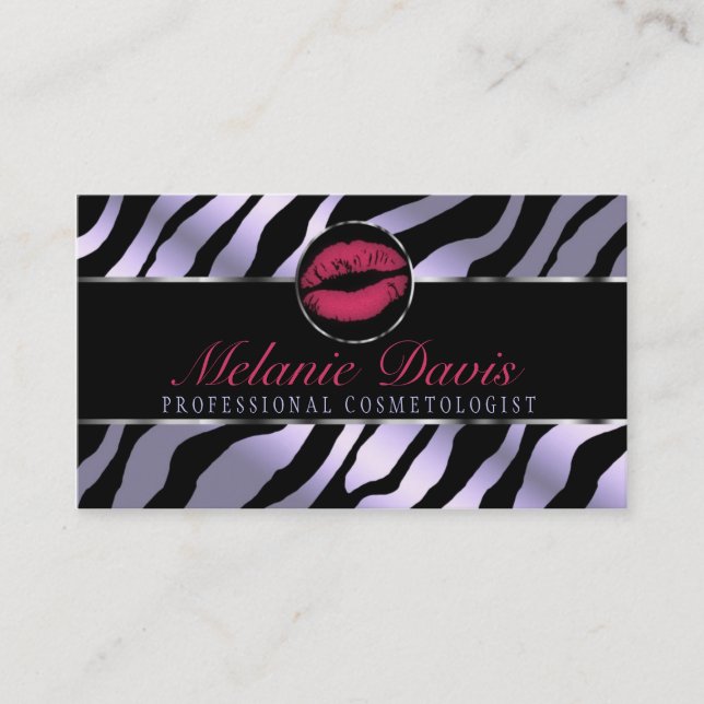 Chic Cosmetology Business Card (Front)