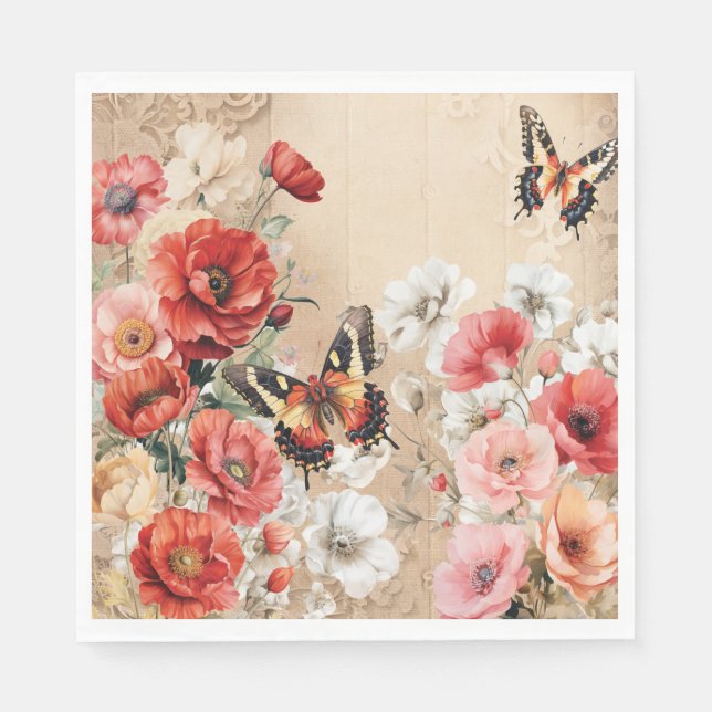 Chic Country Party Napkin (Front)