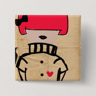 Chic Couture 15 Cm Square Badge