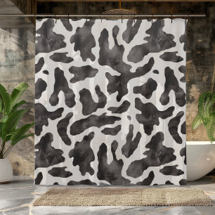 Chic Cow Print Shower Curtain