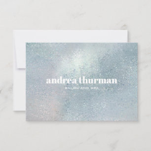 Chic Crystal Blue glass pearly iridescent Gift