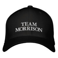 Chic custom groom bride team name black and white