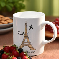 Chic Customisable Paris Eiffel Tower