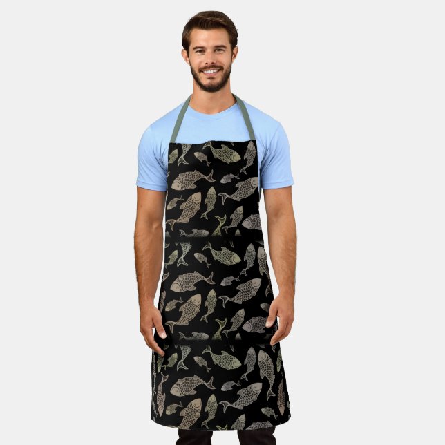 Chic Dad's Fish Apron (Worn)
