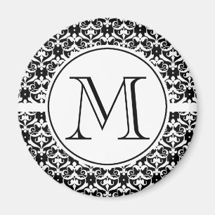 Chic Damask Magnet