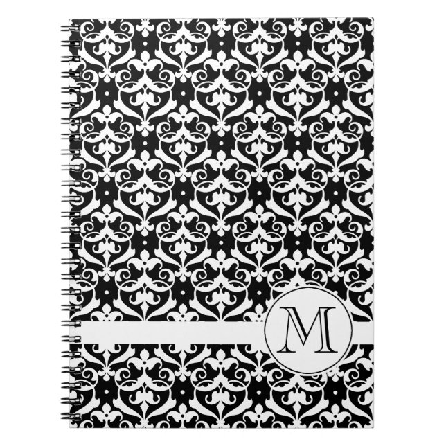 Chic Damask Notebook (Front)