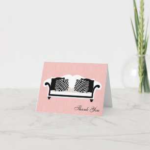 Chic Decor Folded Thank You Notes