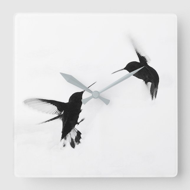 Chic Design Hummingbird Clock (Front)