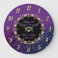 Chic Diamonds Glitter 25th Wedding Anniversary