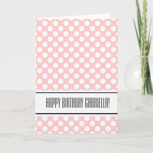 Chic Dots Card (Front)