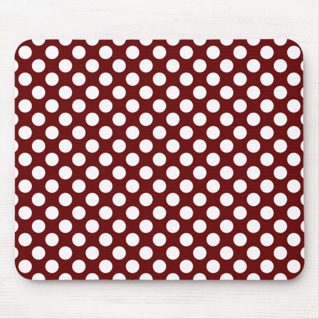 Chic Dots Mouse Pad (Front)