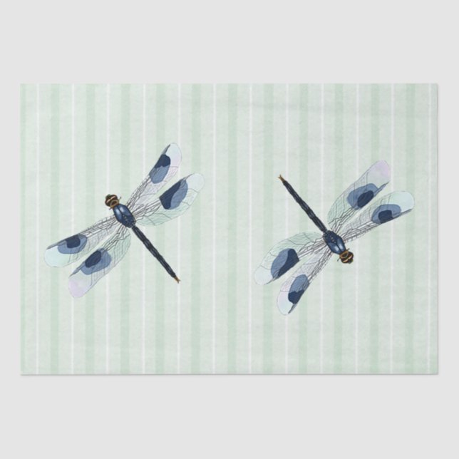 Chic Dragonflies Tissue Paper (Front)