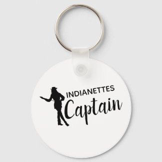 Chic Drill Team Captain Personalized Key Ring